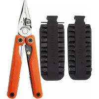 Leatherman Wave Alpha Canyonland Bundle EU300166 Black DLC MagnaCut, Orange G10, multitool met Bit Kit 931014-bundel