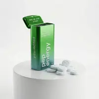 PEP Energy Mints – Cafeïne Pepermunt voor Energie & Focus – 5X20 Mints – Ideaal voor Studie & Werk - Boost je Productiviteit!