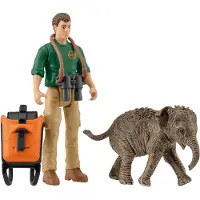 Schleich speelfiguur onderzoeker safari avontuur 81476 speelgoed.