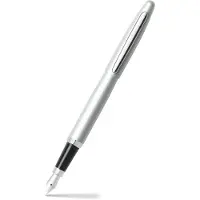 Sheaffer Vulpen - VFM - Zwart en Zilver met Chroom - Penpunt M - SF-E0940053