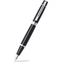Sheaffer Vulpen 300 - E9312 - M - Glossy Black Chrome Plated