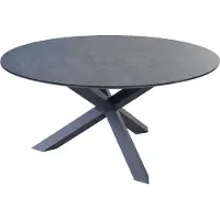 Vita Tuintafel Rotonda 120 antraciet