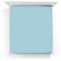 Bella Donna Hoeslaken Jersey Lits-jumeaux XL licht turquoise - 0518 200/220-200/240