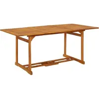Syfax Tuintafel 180x90x75 cm massief acaciahout