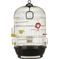Ferplast Diva Antiek Vogelkooi - Bruin - 40 x 40 x 65 cm