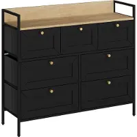 Vicco Belaro Ladekast – 98 x 85 cm met 7 laden Zwart