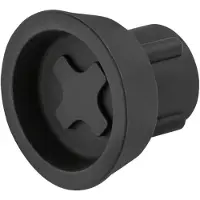 Rockboard 3-pin XLR-Male Dust Cover - Accessoire voor effec-units