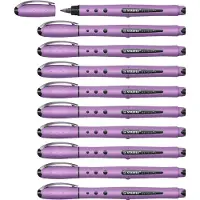 Stabilo worker+ - Rollerball Pen 0.5 mm - NatureCOLORS Wildflower - Grijs Violet - Doos 10 stuks