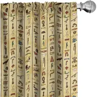 Abakuhaus – Gordijnen 2-delige set B75xH225 – microvezel, veelkleurig