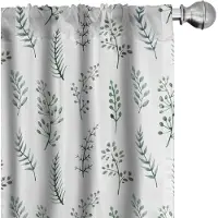 Abakuhaus natuur gordijnen – 2x75x225 cm – microvezel, halfverduisterend