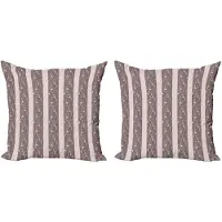 Abakuhaus Kussenhoes – 2x50x50 cm – Dubbelzijdig – Warme Taupe