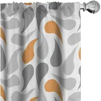 Abakuhaus Geometrische gordijnen – 2x75x175 cm – microvezel