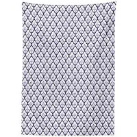 Abakuhaus Tafelkleed – Delfts Blauw Ontwerp – Indigo/Wit – 140x170 cm