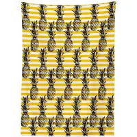 Abakuhaus Tafelkleed – Ananasmotief, 140x170 cm, satijn, binnen/buiten