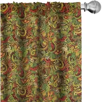 Abakuhaus Fiesta – Gordijnen 2-delige set – veelkleurig, 75x245 cm – microvezel