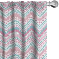 Abakuhaus Geometrische Gordijnen – 2x75x225 cm – Mikrofaser, halfdonker