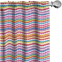 Abakuhaus Abstrakt Gordijnen – 2x75x175 cm – Moderne Kunst, Multicolor