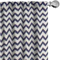 Abakuhaus Zig Zag Gordijnen – Geometrisch Retro – 2x75x245 cm