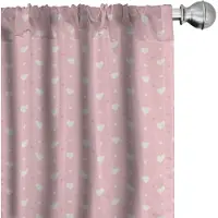 Abakuhaus Rosa Tupfen – Voorhangen – 2x75x245 cm – Mikrofaser, Halverduisterend