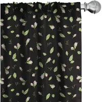 Abakuhaus Roze Gordijnen – 2x75x175 cm – Mikrofaser, Halve verduistering