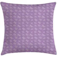 Abakuhaus – Bloemenkussenhoes 40x40 cm – Aan beide zijden bedrukt, Mauve/Lila