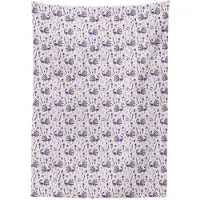 Abakuhaus Tafelkleed – Pauw Kerst – 140x240 cm – parel indigo/babyblauw