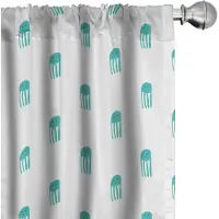 Abakuhaus Kwal Gordijnen – 2x75x175 cm – Turquoise/Wit