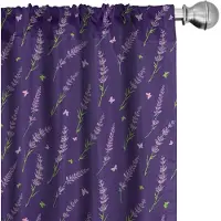 Abakuhaus Gordijnen – 2-delige set 75x245 cm – microvezel – babyroze-lindengroen