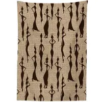 Abakuhaus Afro Tafellaken – Bruin tan – 140x170 cm – satijnmix