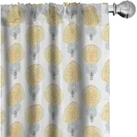 Abakuhaus – etnische voorhang – mozaïek pastel – 2x75x245 cm – mikrofaser
