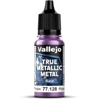 Vallejo Hobbyverf Acrylverf - 77128 True Metallic Metal - Base - Amethist Paars - Acryl - Verf flesje - 1x 18 ml