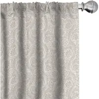 Abakuhaus – Geometrische gordijnen 2x75×175 cm – microvezel tan/wit