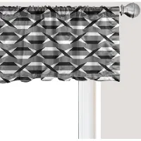 Abakuhaus Moderne raamvalletje, gordijnvalletje voor keuken en slaapkamer met tunnelzoom, 137 cm x 30 cm, lichtgrijs (colagrijs)