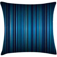 Abakuhaus Havenstrepen Kussenhoes – 45x45 cm – Marine/Teal – Dubbelzijdig bedrukt