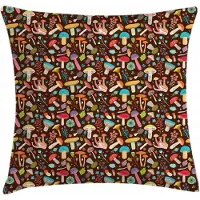 Abakuhaus Kussenhoes Pilz – Paddenstoelenparadijs – 40x40 cm – Meerkleurig