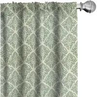 Abakuhaus Abstract Groen – Voorhangset 2x75x175 cm – Jadegroen Pastel