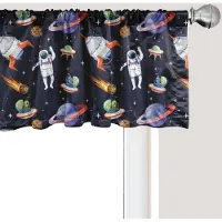 Abakuhaus Alien Raamvalletje, Gordijnvalletje voor Keuken en Slaapkamer Decoratie met Tunnelzoom, 137 cm x 30 cm, Multicolor