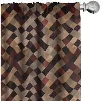 Abakuhaus Grunge Gordijnen – 2x75x175 cm – microvezel – veelkleurig