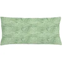 Abakuhaus Kussenhoes Dubbelzijdig Bedrukt – Naturel Groen 90x40 cm