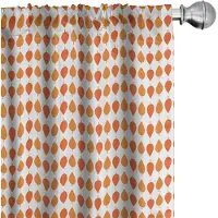 Abakuhaus – Gordijnen 2-delige set – Microvezel – Halfdonker – Goudgeel