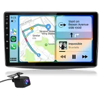 Hexinex Octa-Core autoradio Geschikt voor Alfa Romeo Mito 2008-2019 - Draadloos CarPlay, Android Auto, Android 15, multimediaspeler, 4GB+64GB, +Achteruitrijcamera