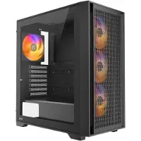 SMX Grid - Mid Tower Behuizing ATX Tempered Glass Zwart