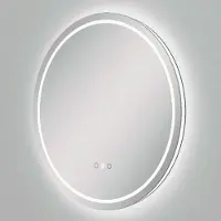 Balmani Ghost Touch rond badkamerspiegel Ø 60 cm met spiegelverlichting en anti-damp