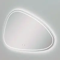 Balmani Ghost Touch organisch badkamerspiegel 120 x 75 cm met spiegelverlichting en anti-damp
