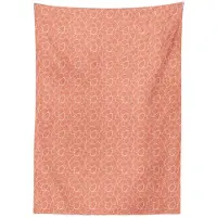 Abakuhaus Paastafelkleed – satijnen tafellaken 140x170 cm – Siena en Wit, wasbaar