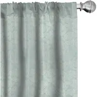 Abakuhaus Victoriaanse Bladmotief Gordijnen – 2x75x225 cm – Mikrofaser – halfdonker, amandelgroen en wit