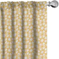 Abakuhaus Geometrische Gordijnen – 2x75x245 cm – Mikrofaser – Halverduisterend