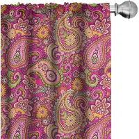Abakuhaus Paisley-gordijnen – veelkleurig 2-delige set 75x175 cm