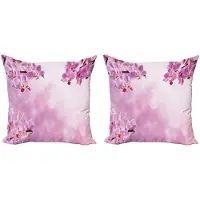 Abakuhaus Spa Kussenhoes Set – 2x 45x45 cm – Dubbelzijdig bedrukt – Roze
