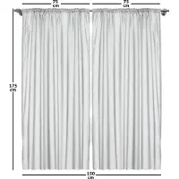 Abakuhaus Paisley Voorhangen – Damast – 2x75x175 cm – Blauw/Donkerviolet